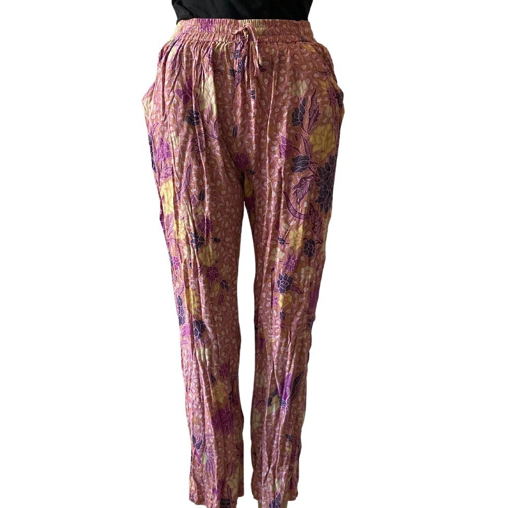 Arnhem Pink Paisley Bohemian Style Size M Pants